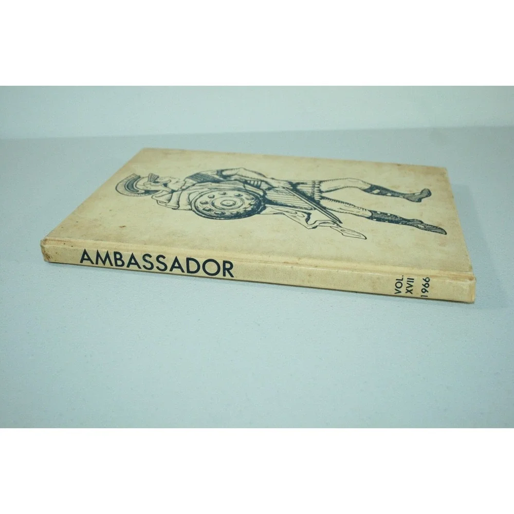 Vintage 1966 Brethren High‎ School Paramount California Ambassador Year Book